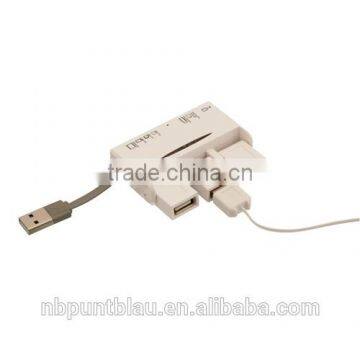 Card Reader USB 3 Ports USB Hub 2.0 photo-3