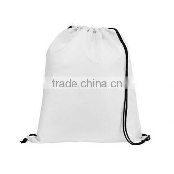 Cheap Promotion 210D Polyester Drawstring Backpack Bag