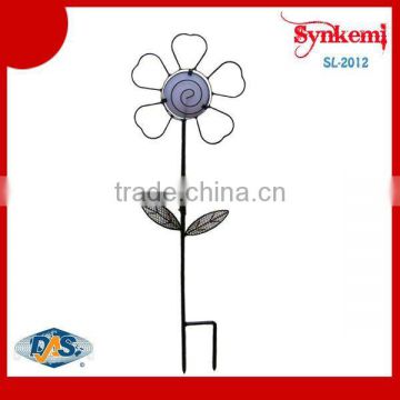 Iron solar flower outdoor light