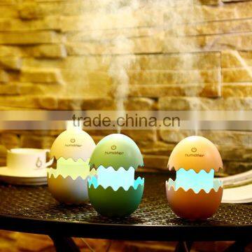 Mini Egg Shape Humidifier With USB Charge, Air Fresh Purifier Control by Tourch Switch For Office