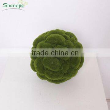 J080413 Hot Sale Green Artificial Moss Grass Ball, Fake Moss Balls for Decoration photo-2