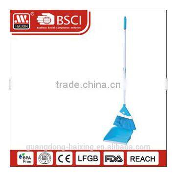 Haixing Colorful household plastic broom and dustpan