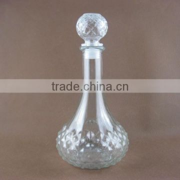 palace-shaped glass wine bottle glass decanter