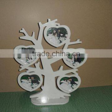 Handmade Carved Heart Shape Wooden Photo Frame,wood Craft for Home Decoration photo-2