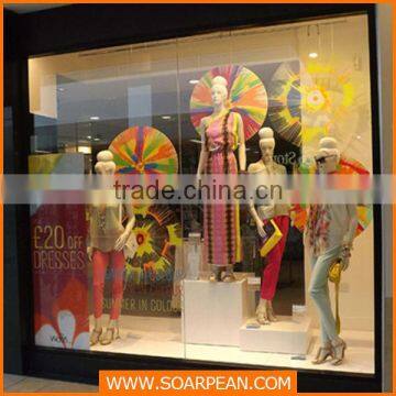 handmade clothes shop custom window display