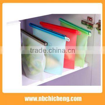 Silicone Fresh Vacuum/Kitchen Storage Bag/Silicone Food Storage Bag photo-4