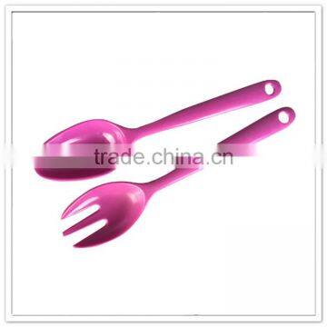 Wholesale BPA Free Durable Superior White External Printed Melamine Spoon and Fork for Children photo-2