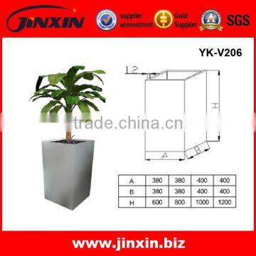 JINXIN Garden Stainless Steel Planter_Square Flower Pots_Metal Flower Pots