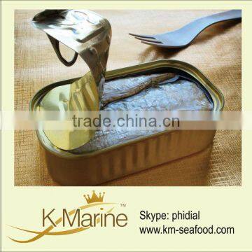 China Supplier Delicious Canned Sardine lot number#kmc4059