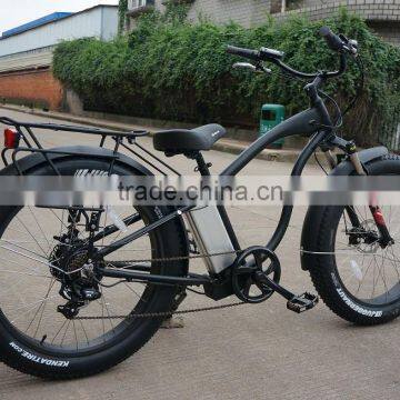 26" 7speed Fat Bike Electric Beach Cruiser Bicycle Snow Electric Bike photo-4