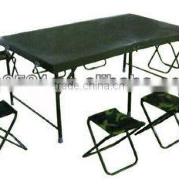 folding table amd chairs