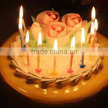 Factory Colour Screw Thread Birthday Candle Wholesale