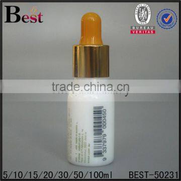 10ml Empty Essential Oil Glass Dropper Bottle Fragrance Perfume Glass Dropper Bottle White Wholesale Cosmetic Packaging photo-4