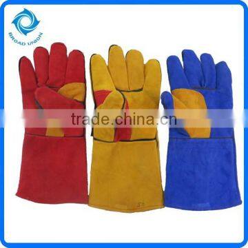 Safety Leather Welding Gloves Working Gloves 14"/16" photo-2