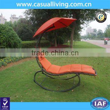 Patio Wave Hammock Chaise Lounge Chair Rocking Hammock Lounger