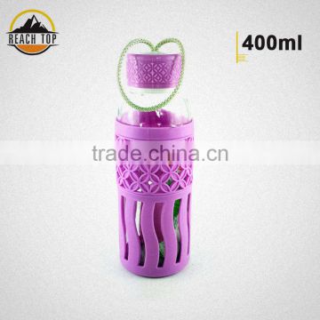 2017 cute glass space cup water bottle