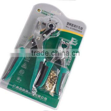 Berrylion Plastic Handle Leather Punch 2pcs Set Belt Leather Punch Set photo-4