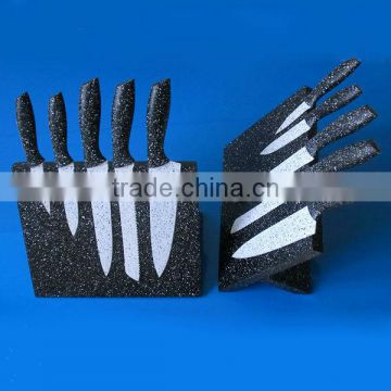 5 pcs knife set with stand