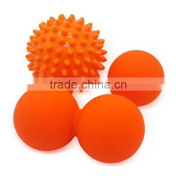 Massage Ball Set With 1 Lacrosse Ball 1 Peanut Ball 1 Spiky Ball photo-3