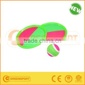 different color catch ball beach ball rackets with high quality from manufactory