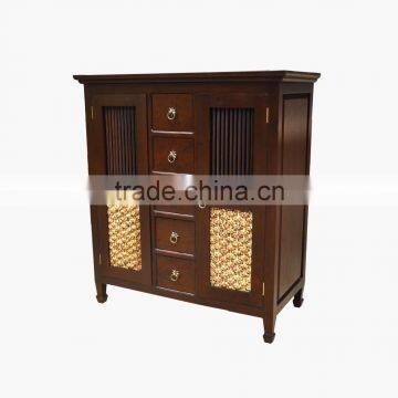 Buffet Console Ethnic Java Natural Finish Teak Wood Furniture photo-5