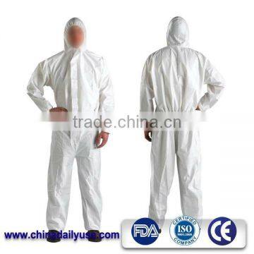 Disposable Microporous Coverall,buzo Desechable 50 Gsm With Hood,disposable Coverall for Safety Use photo-3