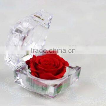 Preserved Fresh Rose Flower Arrangement "Forever Love" Gift Box Last for 3-5 Years