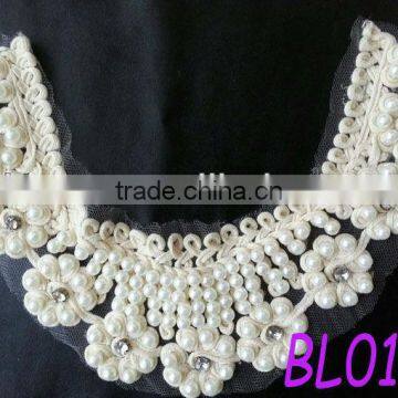 Hot Sell Nice Quality handmade crochet cotton lace collar for ladies