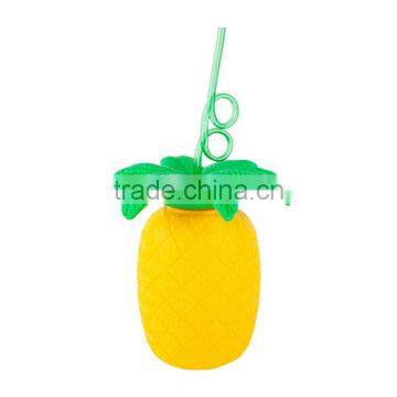 UCHOME Fancy Fruit Shape PP Drinking Water Bottle With Straw
