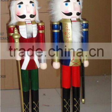 2015 new 36" Nutcracker Wooden Nutcracker ,Giant Wooden Nutcracker