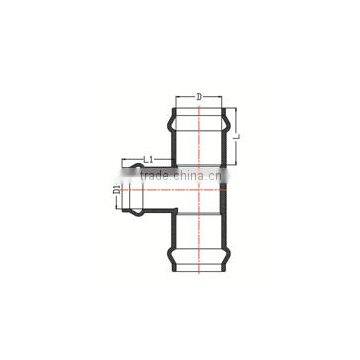 HIGH QUANLITY EXPANDING REDUCING TEE OF PVC GB STANDARD PIPES & FITTINGS FOR WATER SUPPLY photo-2