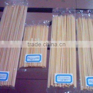 250*3mm BBQ Dried Natural Round Bamboo Sticks