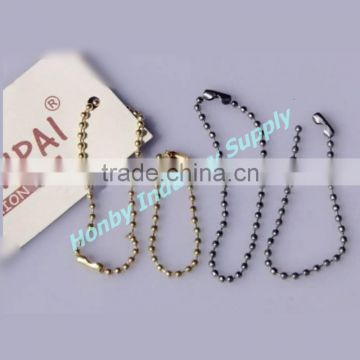 Jeans Clothing CUSTOM 10CM 15CM 20CM Metal Ball Chain Hang Tag