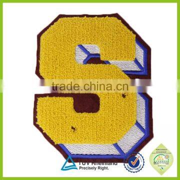 Sew on Embroidery Letter Patches for Hat Customized Towel Embroidery photo-4