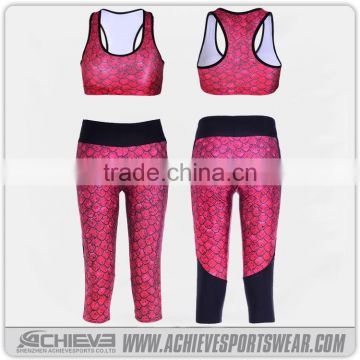 custom yoga pants, womens sports bra fitness wear, yoga printed leggings