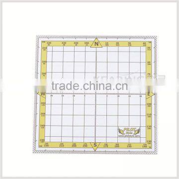 Kearing Plastic Square Ruler for Flight Industry High Quality Protractors# KPP-6