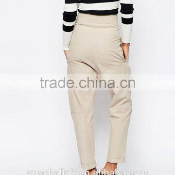 Best Selling Girls High Waist Harem Trousers Low Price photo-3