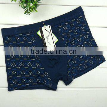 Hot Sale Wholesale Printing Bamboo Fiber Sexy Boxer Men Briefs Underwear photo-4