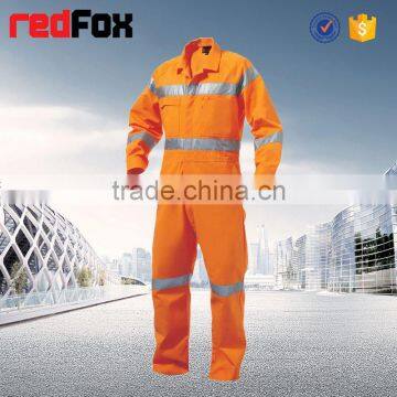 high visibility reflective safety overall