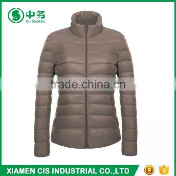 2017 New Product Comfy Windproof Women Winter Ultra Light Down Jacket photo-3