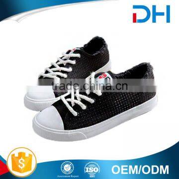 Woman Net Surface Ventilation Hollow Canvas Shoes Wholesale From CHlNA photo-3