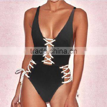 wholesale best selling ladies micro spandex nylon open sexy one piece swimwear