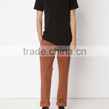 Black Cotton Classic Uniform Polo Shirt for Men photo-2