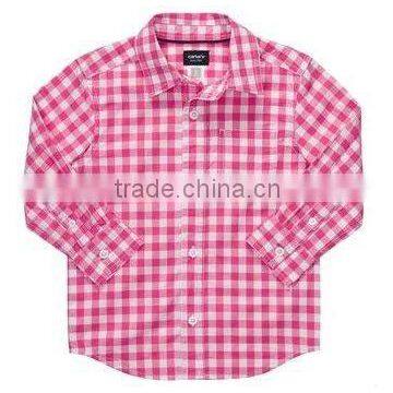 cotton poplin button-front shirt