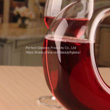Hand Blown Lead-free Good Quality Squirrel Shaped Art Design Crystal Glass Wine Decanter photo-2