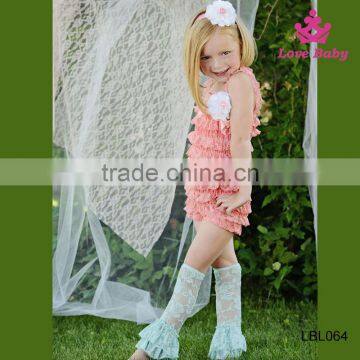 Warm-toned ruffled wholesale lace leg warmers rls leg warmers