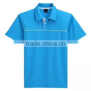Bulk New Design Fashion 100% Polyester Dry Fit Custom Mens Polo Shirt photo-3