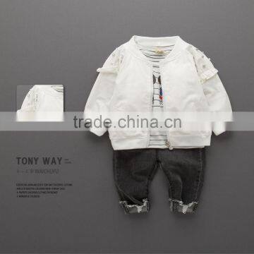 S16361A New Children Causal Zipper Jacket Boys Bomber Jackets photo-2