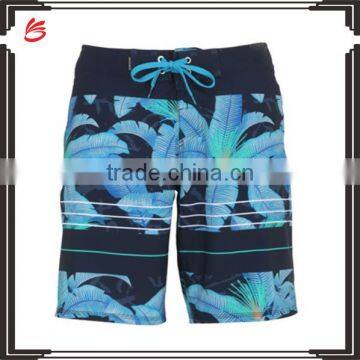 2017custom latest style mens swim shorts fabric beach shorts for sale