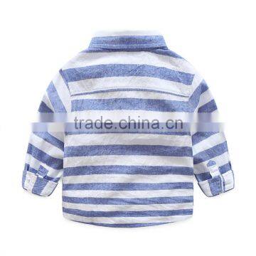 Hot Design Kids Boys Spring Striped Shirt photo-2